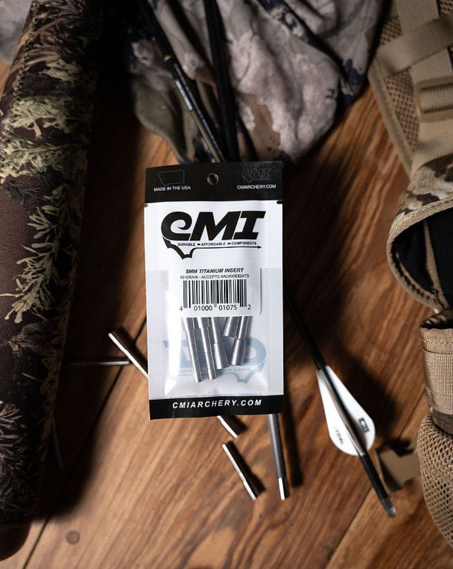 CMI Archery Titanium Half-Out Insert