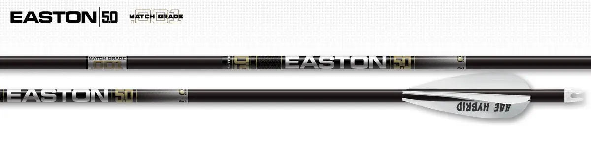 Easton 5.0 Arrows - One Dozen Shafts