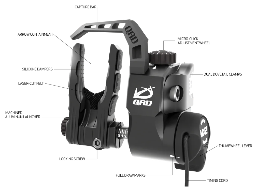 QAD MX2 Integrated Arrow Rest