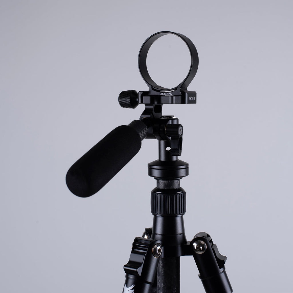 Tricer NL Bino Adapter installed on binoculars
