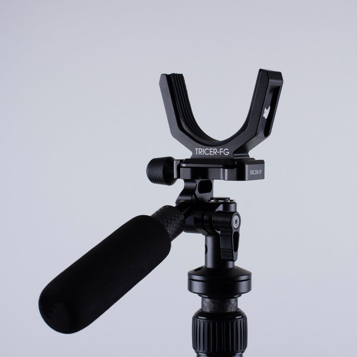 Tricer FG Gun Rest installed on tripod