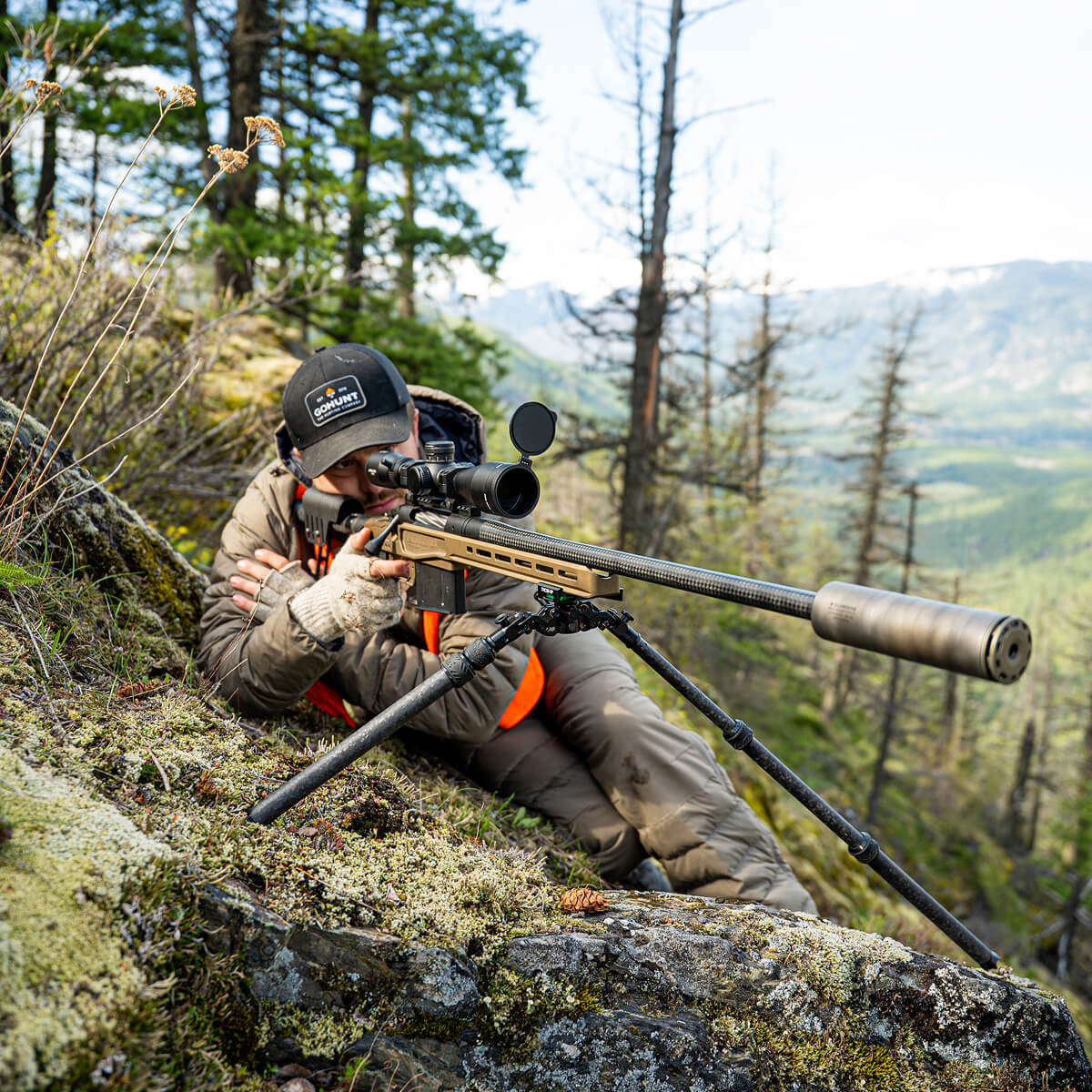 Tricer RP Hunting Bipod in use in the field